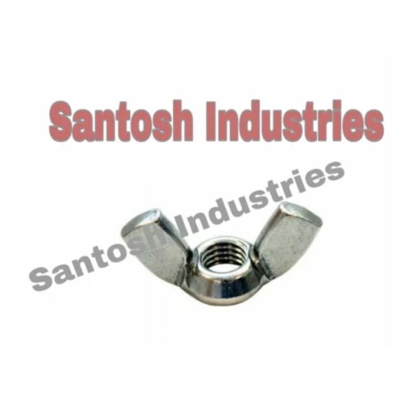 Mild Steel Cold Forged Wing Nut, 6 mm