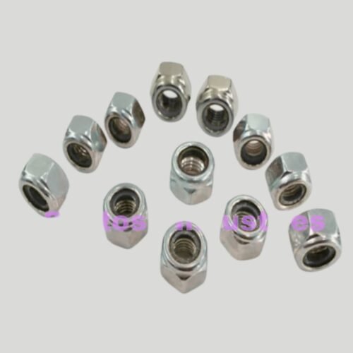 Mild Steel Nylon Lock Nut, Diameter: 2 mm