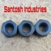 Black And Zink Coated Hsfg Hex Nuts, Size: M20x2.5