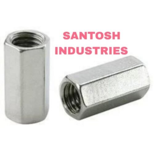 Mild Steel Hex Coupling Nut, Size: M6 To M46