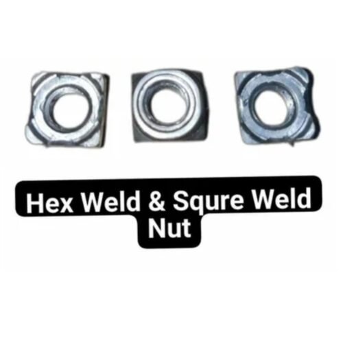 Black Polished Square Weld Nut