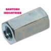 Mild Steel Hex Coupling Nut, Size: M6 To M46