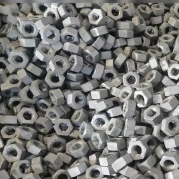 Mild Steel And High Tensile Hot Dip Galvanized Hex Nuts Bolt, 50 KG
