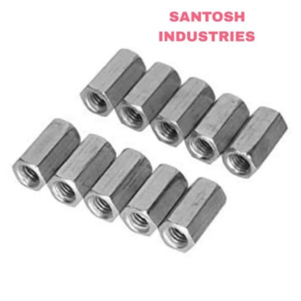 Mild Steel Hex Coupling Nut, Size: M6 To M46