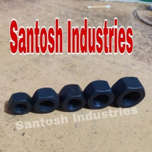 Black And Zink Coated 2h Hex Nuts, Grade: 8.8 Grade High Tensile, Size: 1/2 To 1 Inch Anf M16 To M27