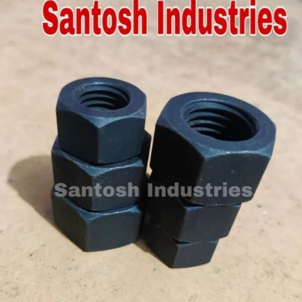 Black And Zink Coated 2h Hex Nuts, Grade: 8.8 Grade High Tensile, Size: 1/2 To 1 Inch Anf M16 To M27